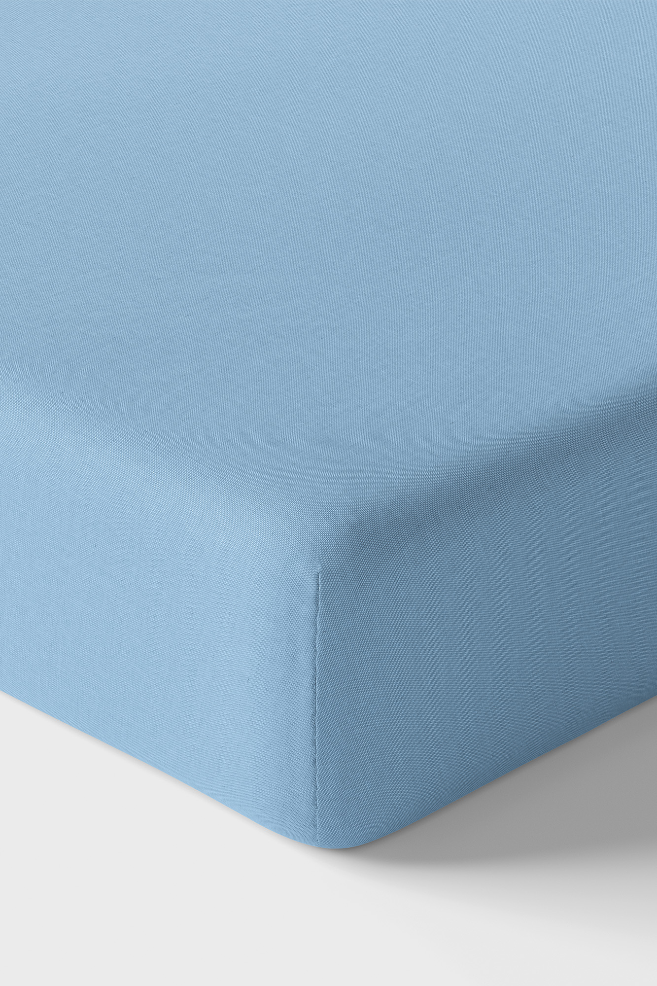 Prześcieradło jersey z gumką dla dzieci- niebieskie