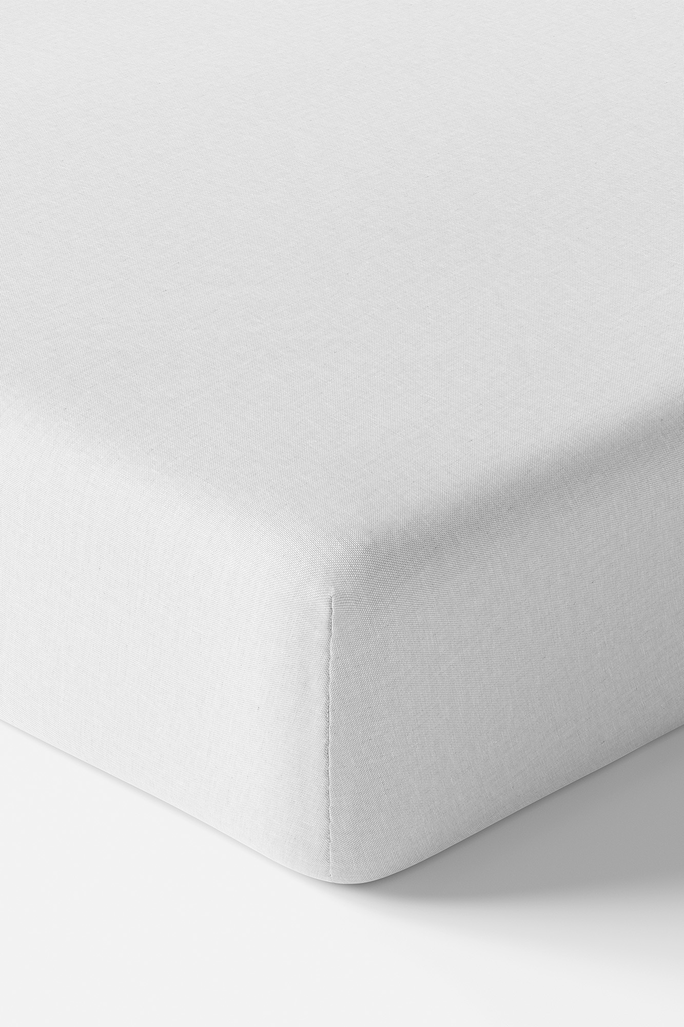 Prześcieradło jersey z gumką dla dzieci- białe