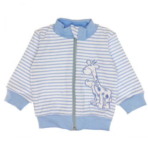 Bluza w paseczki niebieska żyrafka