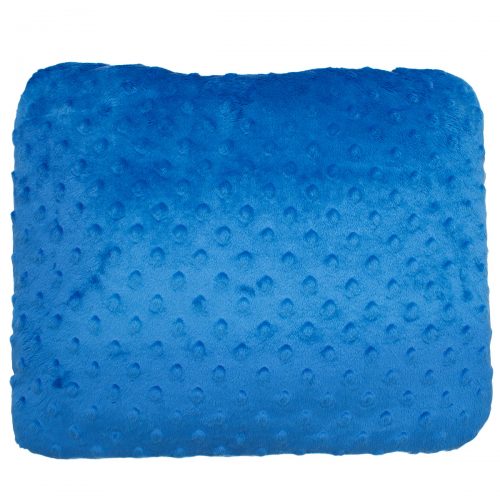Poduszka Minky Sowy - niebieska