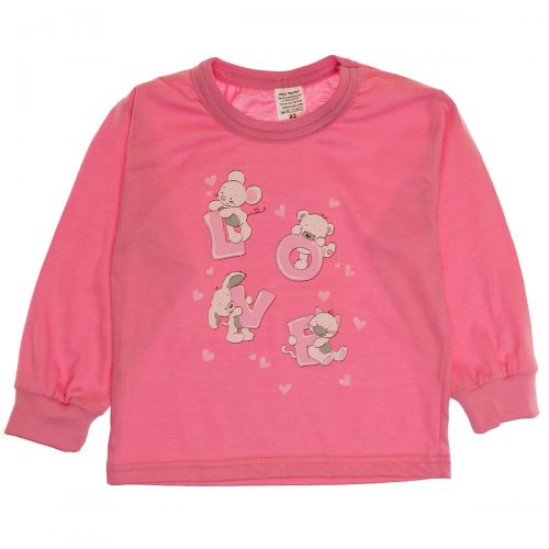 Bluzeczka różowa dla dziewczynki