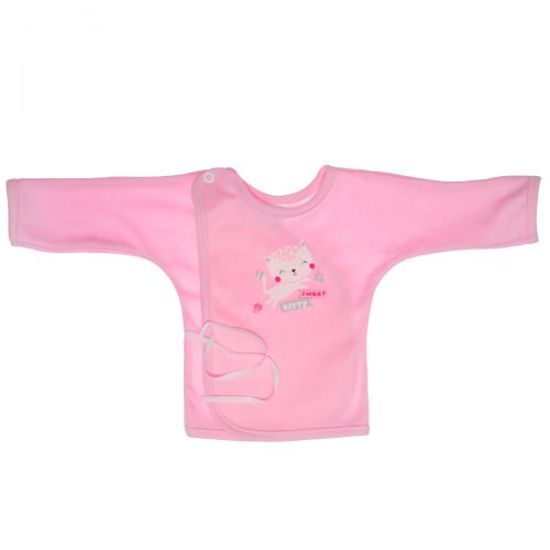 Koszulka niemowlęca różowa -sito