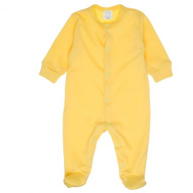 Pajacyk niemowlęcy żółty