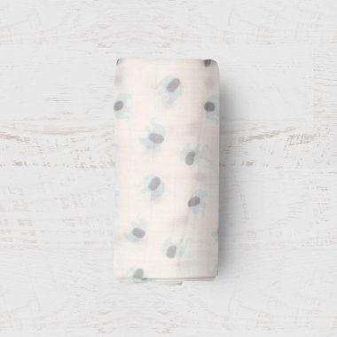 Pieluszka bambusowa otulacz słoniki 120/120