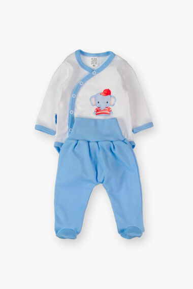 Komplet niemowlęcy Słoń w czapce