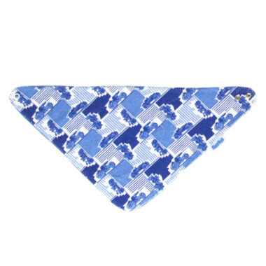 Bandamka niemowlęca niebieskie samochody