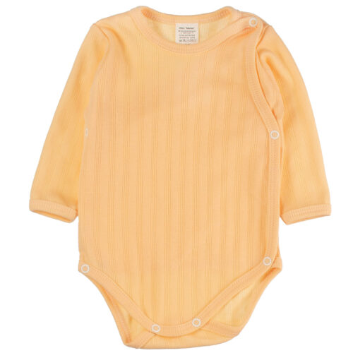 Body niemowlęce kopertowe orange
