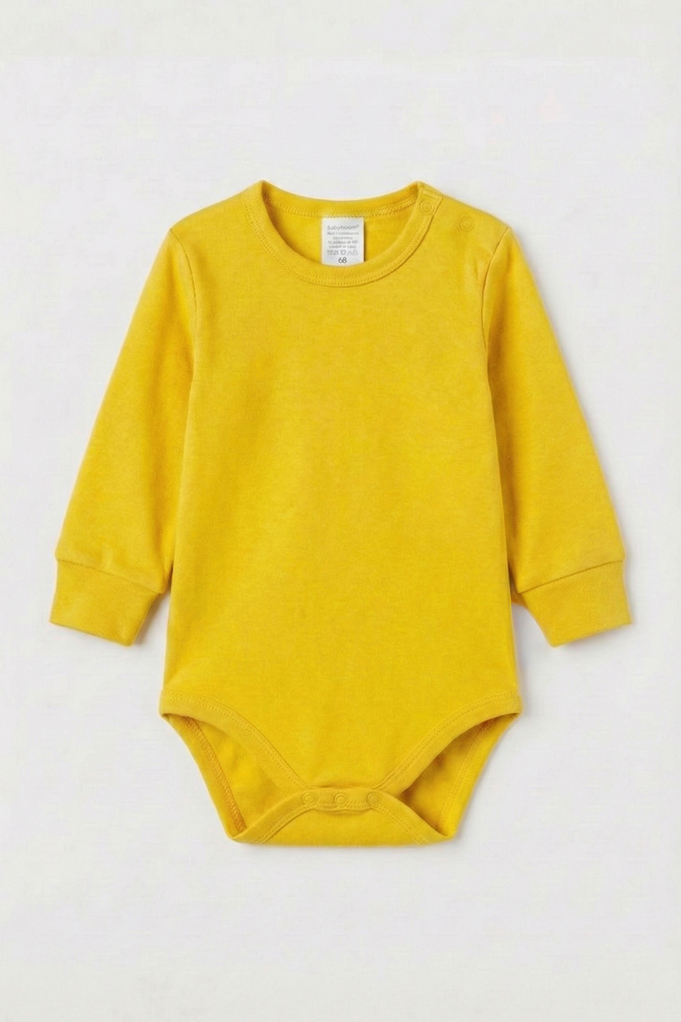 Body niemowlęce musztardowe