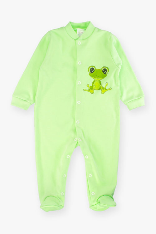 Pajacyk niemowlęcy zielona żabka
