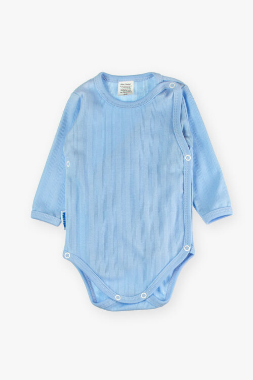 Body niemowlęce kopertowe niebieskie