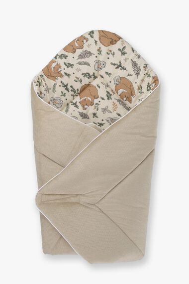 Niedźwiedzie rożek velvet beż