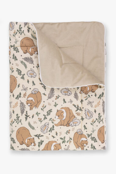 Niedźwiedzie kocyk beż