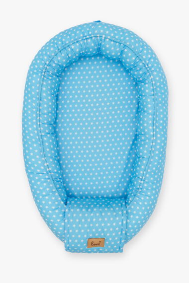 Kokon niemowlęcy niebieskie gwiazdki