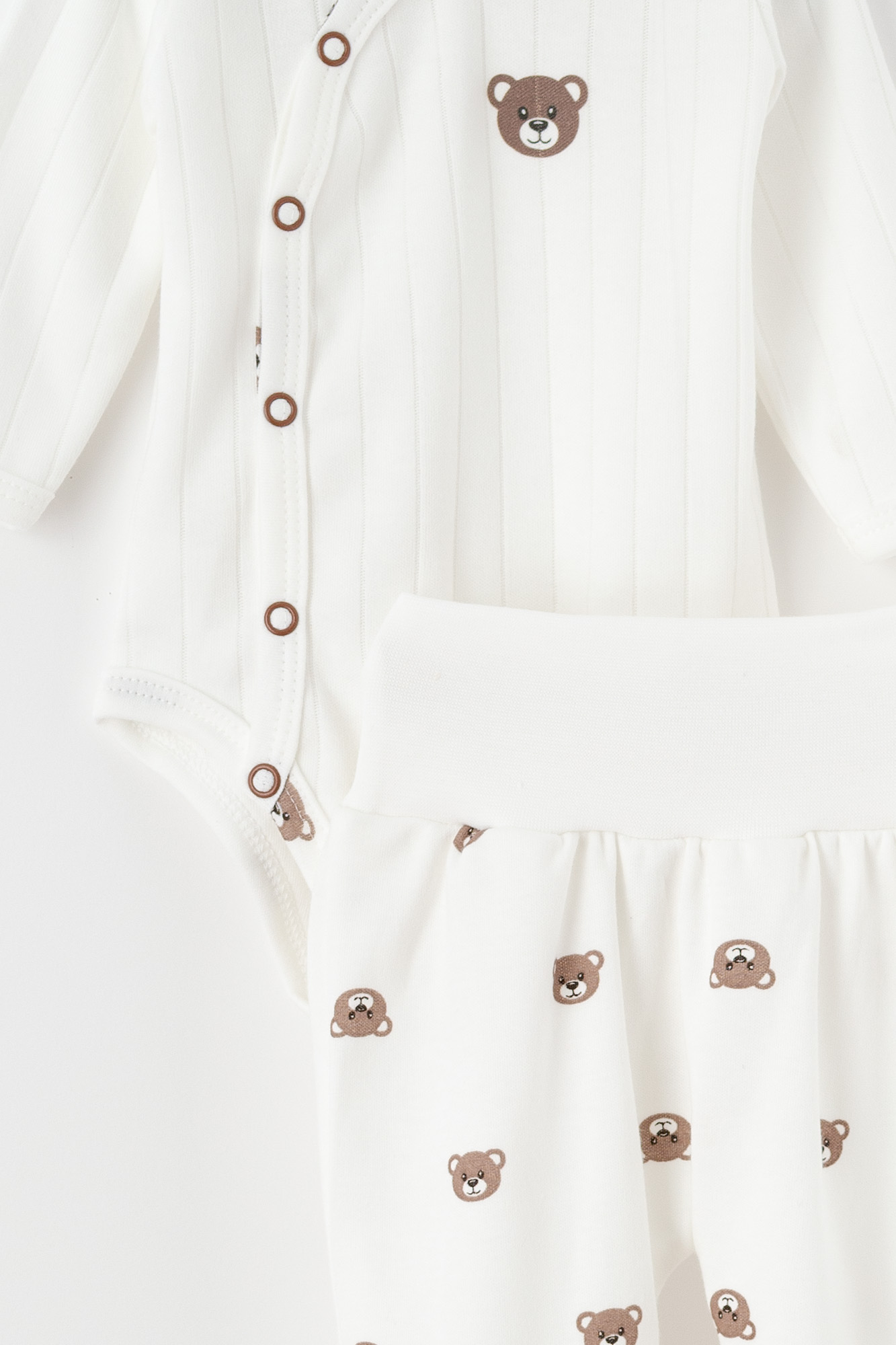 Komplet body z półśpiochem miś - obrazek 2