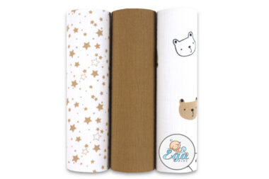 Pieluszki Muślinowe 60/80 Muślin kreszowany 3pak nr 3