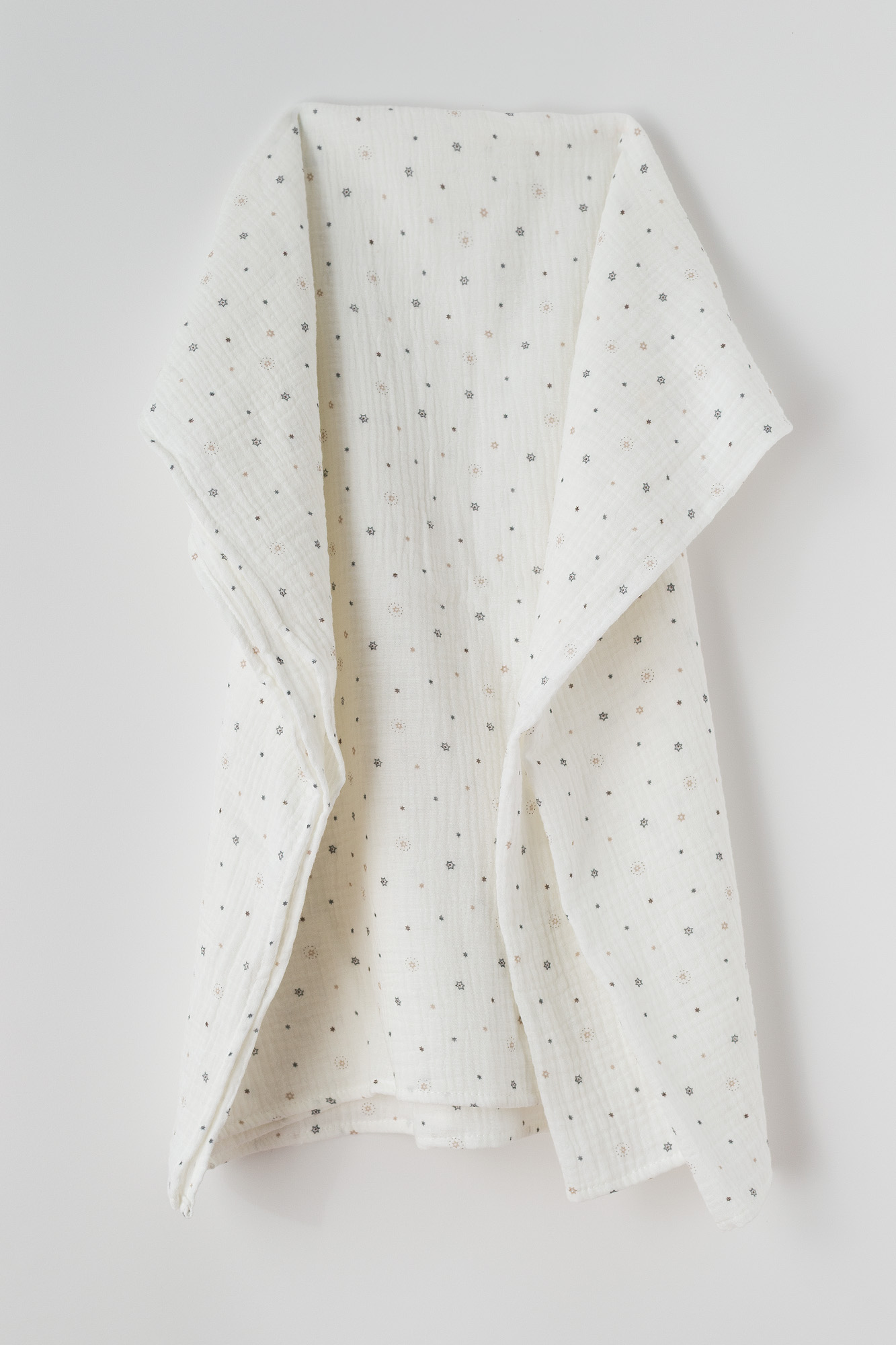 Otulacz muślinowy gwiazdki 120x120 - obrazek 2