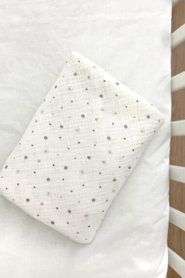 Otulacz muślinowy gwiazdki 120x120