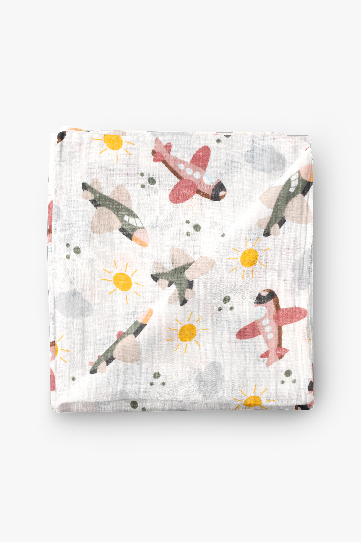 Pieluszka tetrowa samoloty