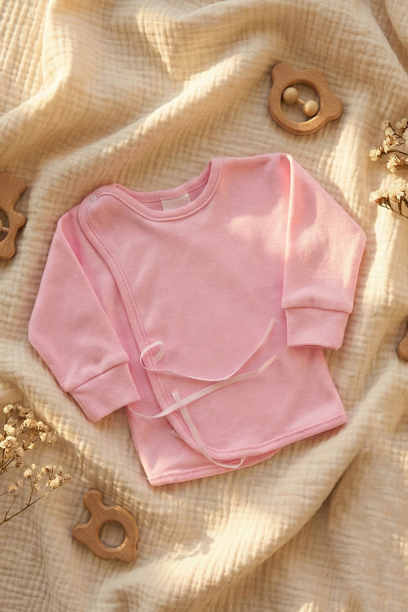 Koszulka niemowlęca różowa