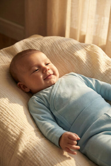 Komplet niemowlęcy basic jasnoniebieski