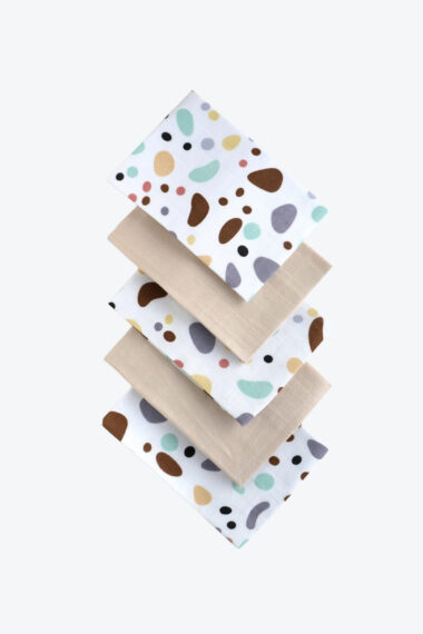 Pieluszki muślinowe mini plamki